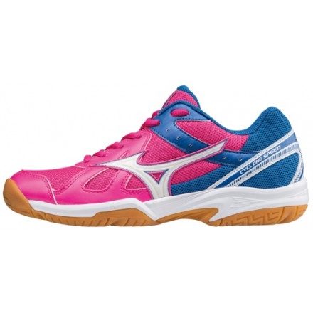 MIZUNO CYCLONE SPEED donna Pink Glo / White / Imperial Blue