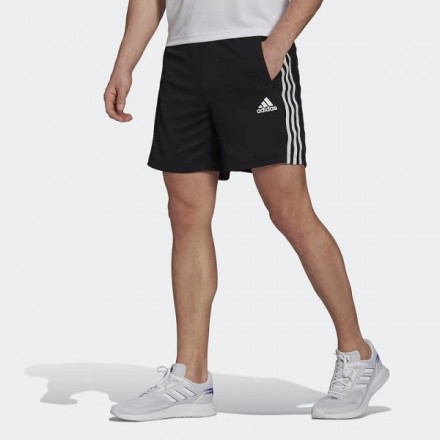 adidas Short Primeblue Designed To Move Sport 3-Stripesblack/white