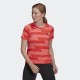 adidas T-shirt Fast Allover Print Semi Turbo / Bright Red