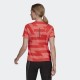 adidas T-shirt Fast Allover Print Semi Turbo / Bright Red