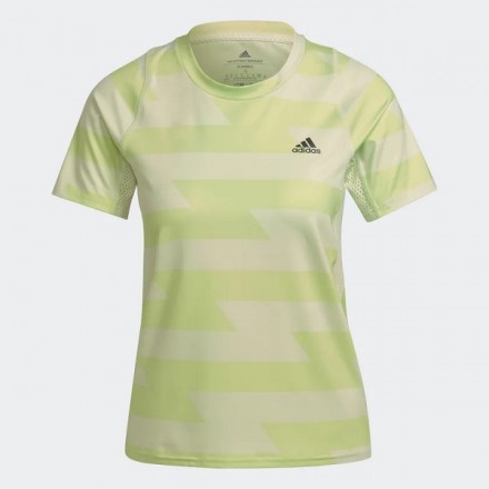 adidas T-shirt Fast Allover PrintAlmost Lime / Pulse Lime