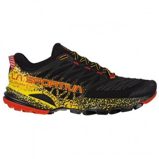 La Sportiva Scarpe Trail Running Akasha II Black Yellow