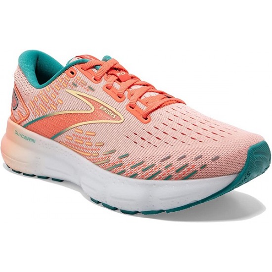 BROOKS GLYCERIN 20 donnaTropical Peach/ Coral/Latigo Bay