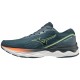 MIZUNO WAVE SKYRISE 3 SmokeBlue/NeoLime/NeonFlame