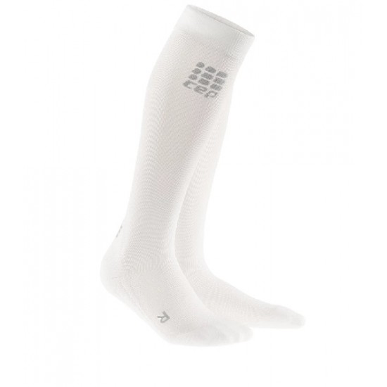 CEP COMPRESSION SOCKS FOR RECOVERY WHITE