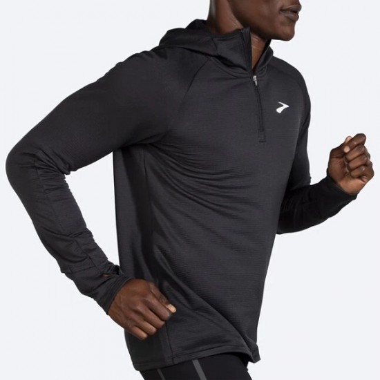 BROOKS Notch Thermal Hoodie 2.0 BLACK