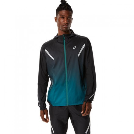 ASICS LITE-SHOW JACKET PERFORMANCE BLACK/VELVET PINE