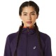 ASICS WINTER RUN LS HOODIE Night Shade Heather/Nova Orange