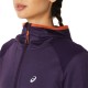 ASICS WINTER RUN LS HOODIE Night Shade Heather/Nova Orange