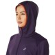 ASICS WINTER RUN LS HOODIE Night Shade Heather/Nova Orange