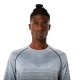 ASICS SEAMLESS LS TOP PERFORMANCE BLACK/CARRIER GREY