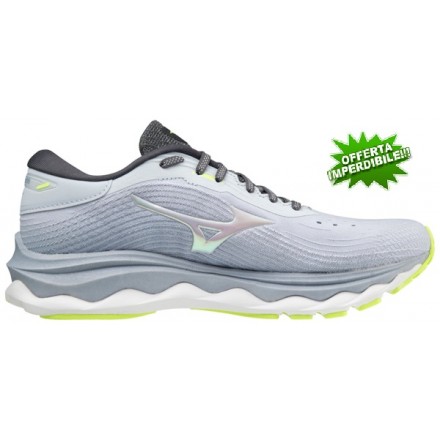 MIZUNO WAVE SKY 5 donna Heather/White/NeoLime