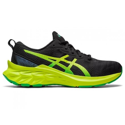 ASICS NOVABLAST GS Black/Lime Zest