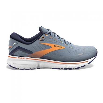 BROOKS GHOST 15 Flintstone/Peacoat/Orange Pop