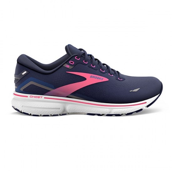 BROOKS GHOST 15 Peacoat/Blue/Pink