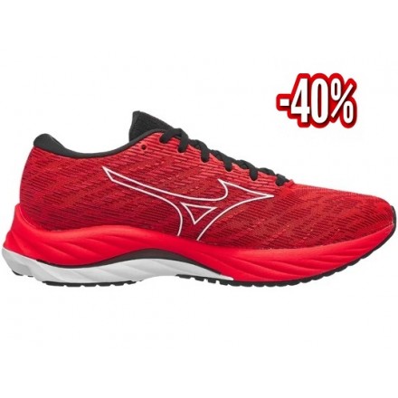MIZUNO WAVE RIDER 26 RED/WHITE/BLACK
