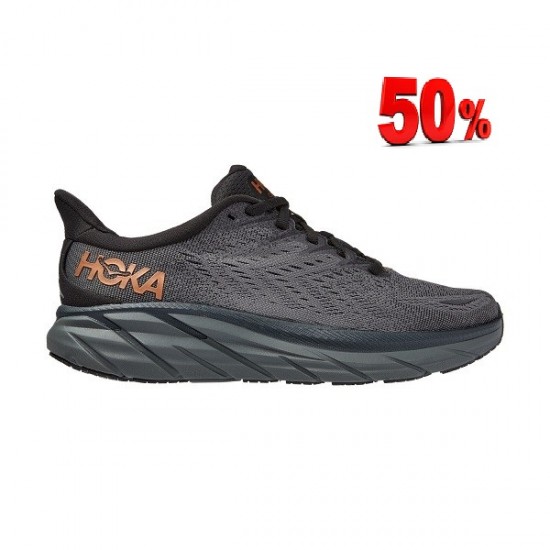 HOKA ONE ONE CLIFTON 8 donna ANTHRACITE/COPPER