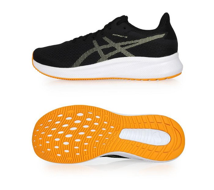 ASICS PATRIOT 13-
BLACK/YELLOW