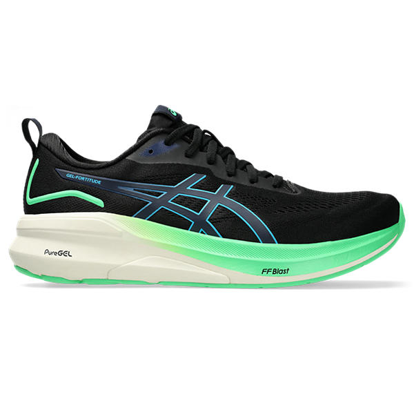 ASICS GEL FORTITUDE 9-BLACK/DIGITAL AQUA