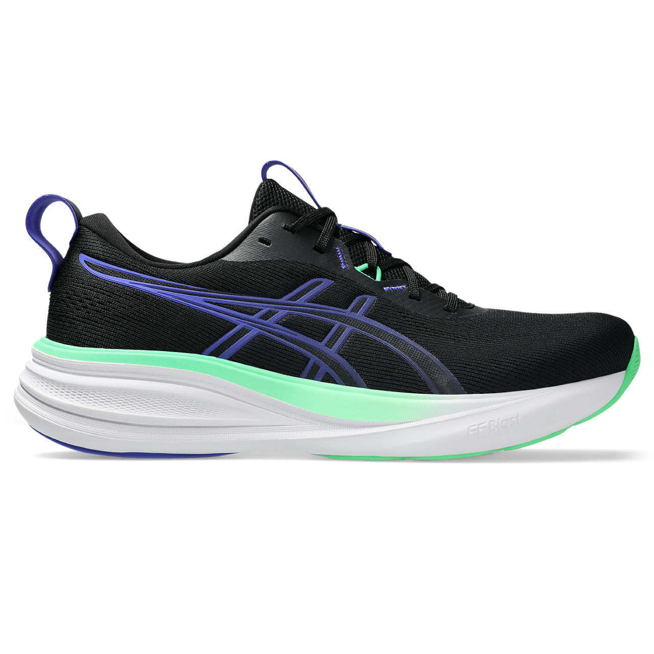 ASIC GEL PULSE 17-
300 VITAL GREEN/ILLUMINATE GREEN
-002 BLACK/COBALT BURST