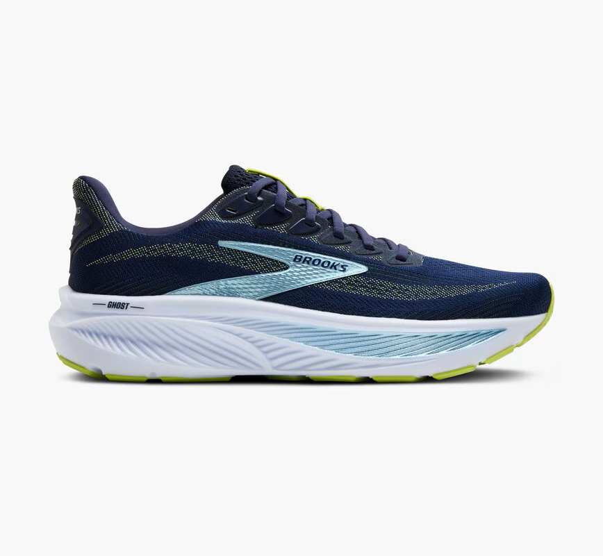 BROOKS Ghost 17 - Peacoat/Lime/Blue