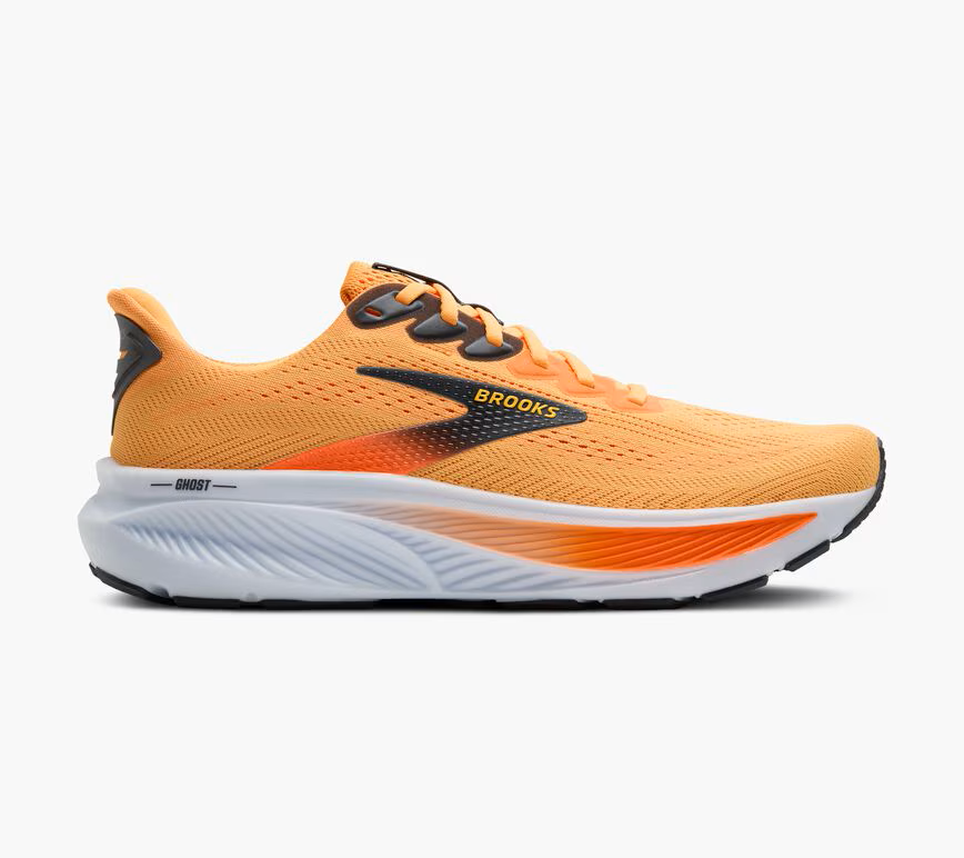 BROOKS Ghost 17 - Blazing Orange/Yellow/Ebony