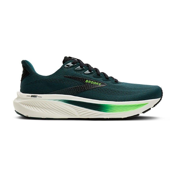 BROOKS GHOST 17-
443 Beacon Blue/Moonlight/Starfish/
338 Atlantic Deep/Black/Green