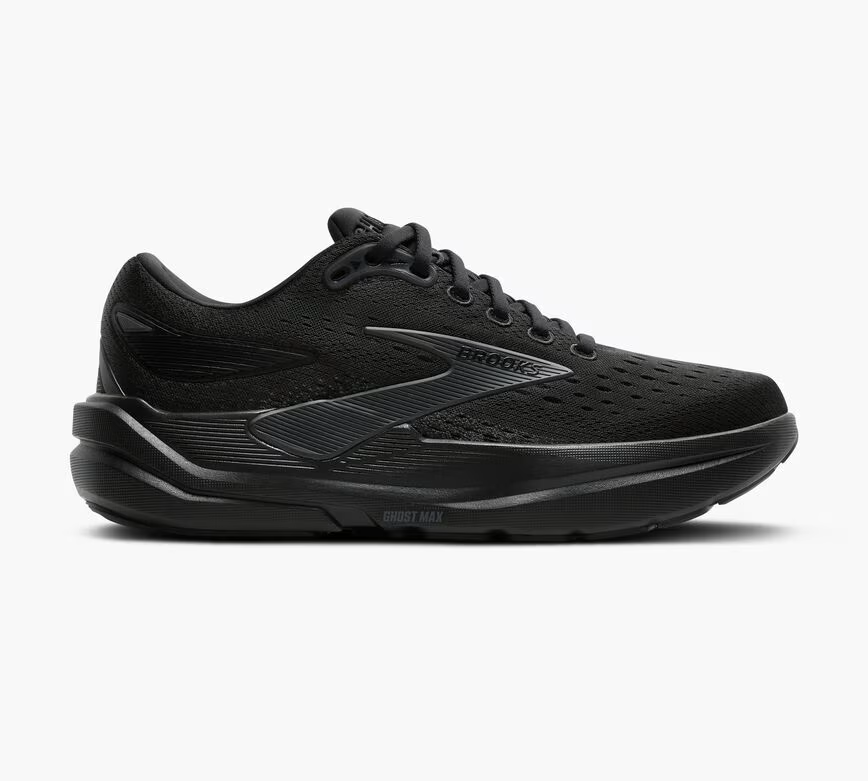 BROOKS GHOST MAX 3-
BLACK/BLACK/EBONY