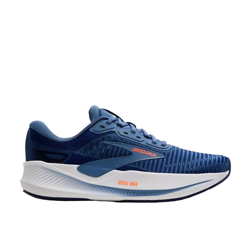 BROOKS REVEL MAX -
497  Beacon Blue/Moonlight/Orange