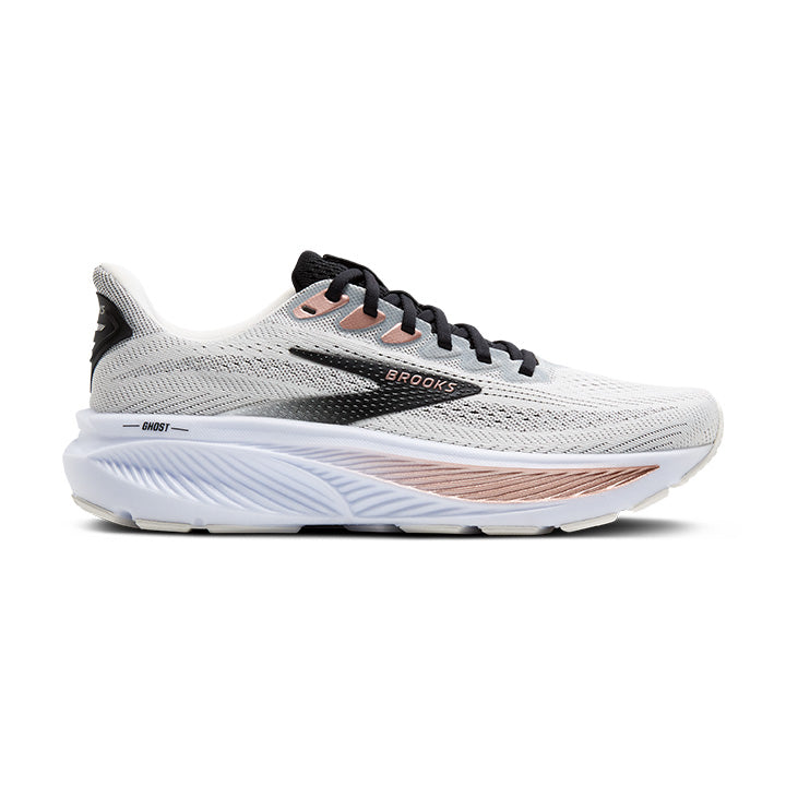 BROOKS Ghost 17 donna- White/Black/Rose Gold
