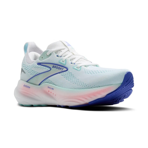 BROOKS GLYCERIN 22 donna-
 White/Limpet Shell/Amparo Blue