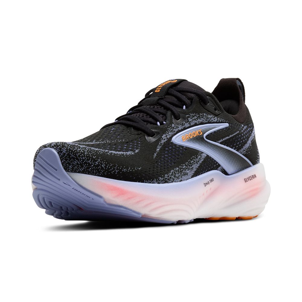 BROOKS GLYCERIN 22 donna-Black/Blue Heron/Orange