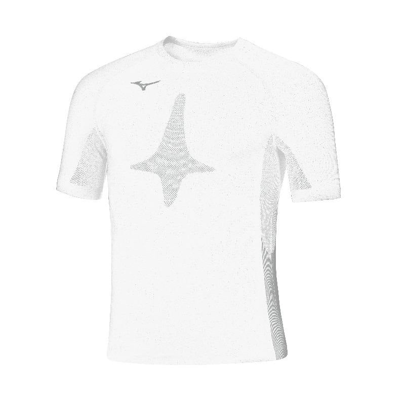 MIZUNO TEAM SHORT SLEEVE UNDERWEAR
-BLACK-
//WHITE