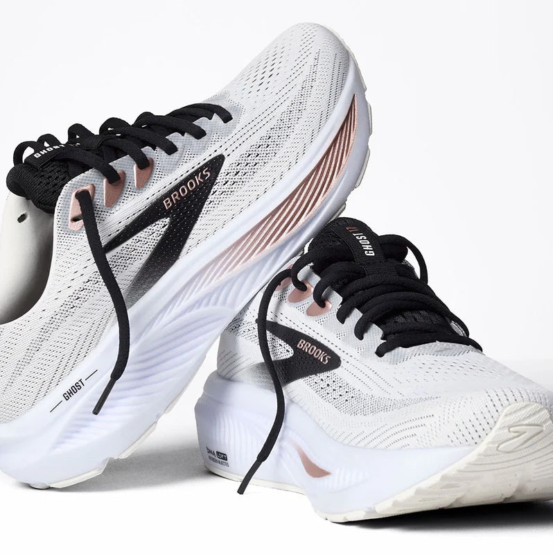 BROOKS Ghost 17 donna- White/Black/Rose Gold