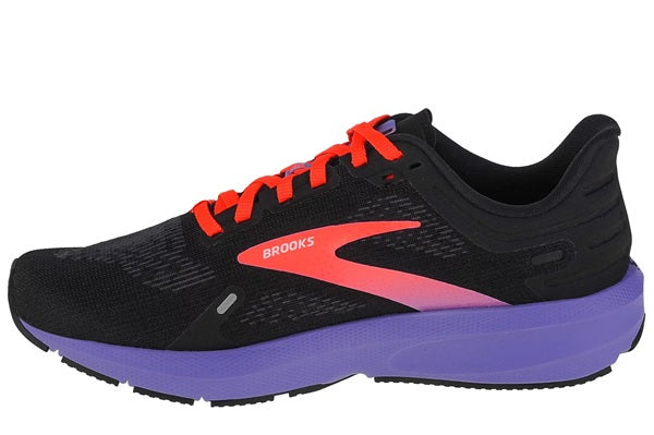 BROOKS LAUNCH 9 donna
 Black/Coral/Purple