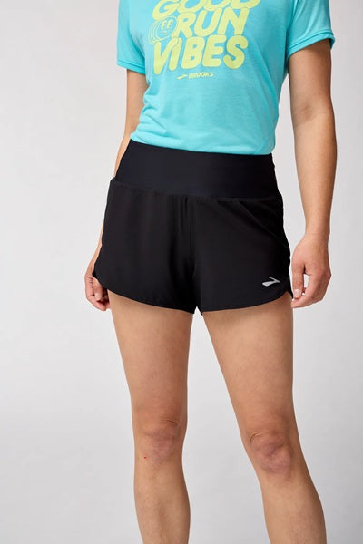 BROOKS Chaser 3" Short 2.0 donna-
BLACK