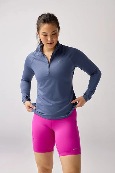 BROOKS Dash 1/2 Zip 3.0 donna - Nightshadow