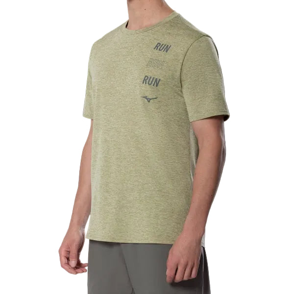 MIZUNO CORE RUN SHORT SLEEVE TEE UOMO