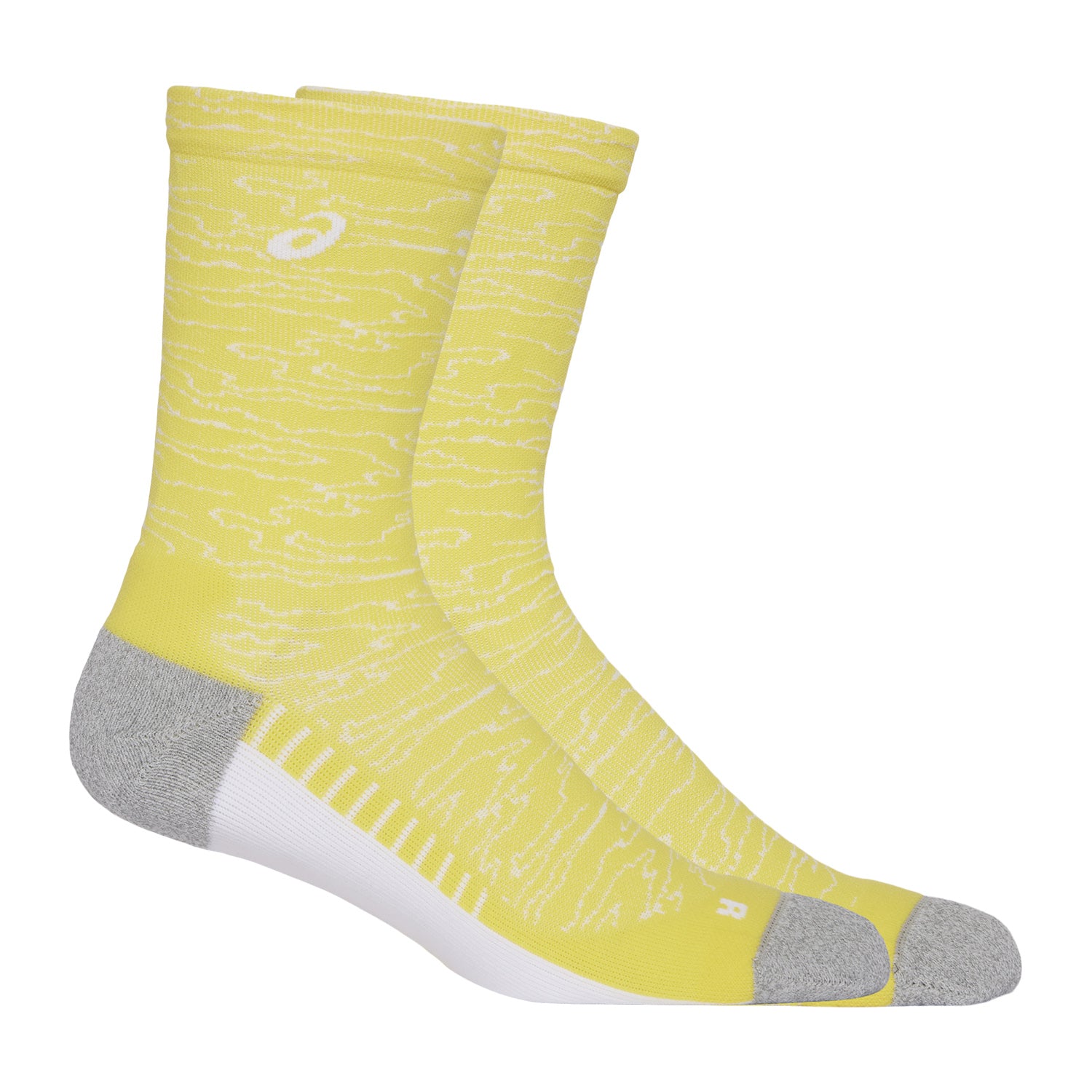 ASICS PERFORMANCE RUN SOCK CREW  YELLOW