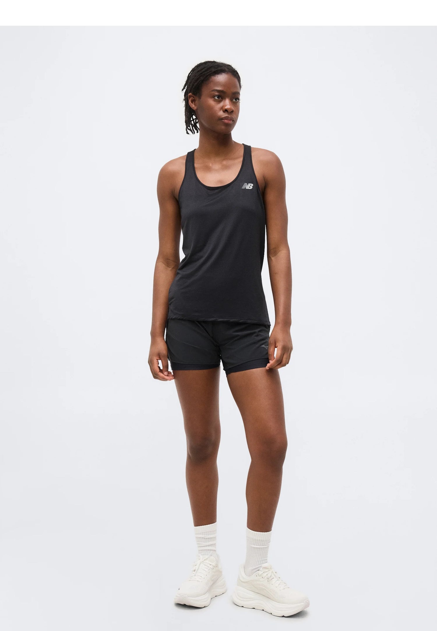 MIZUNO Active 2 in 1  4.5" Pantaloncini donna