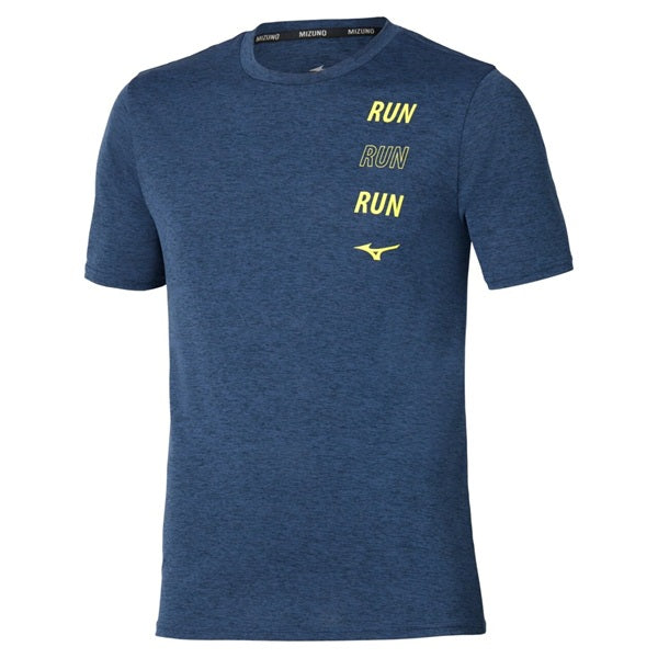 MIZUNO CORE RUN SHORT SLEEVE TEE UOMO