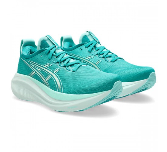ASICS GEL-NIMBUS 27-donna-
 WAVE TEAL/ILLUMINATE MINT