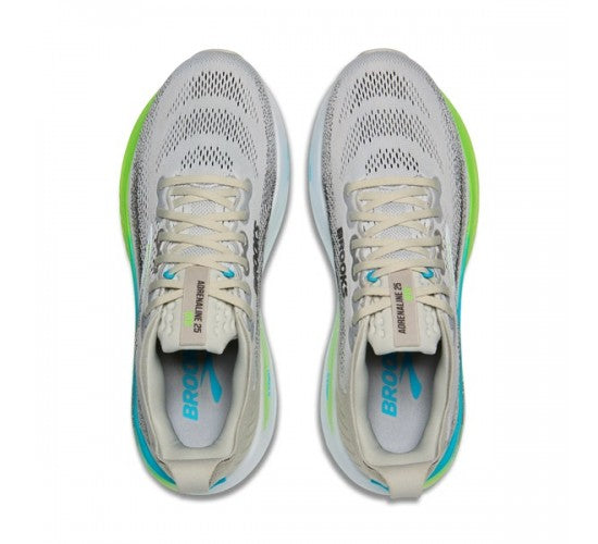 BROOKS Adrenaline GTS 25-
Oyster/Green Gecko/Blue