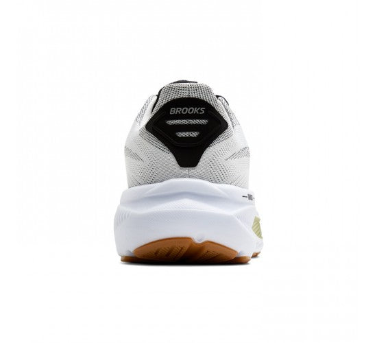 BROOKS GHOST 17-
191 White/Black/Tea