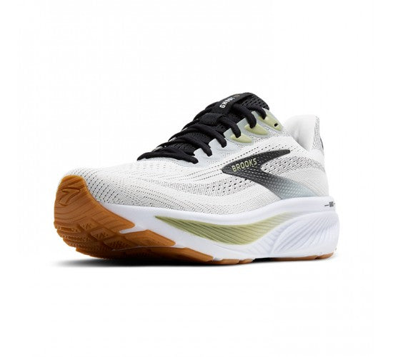 BROOKS GHOST 17-
191 White/Black/Tea