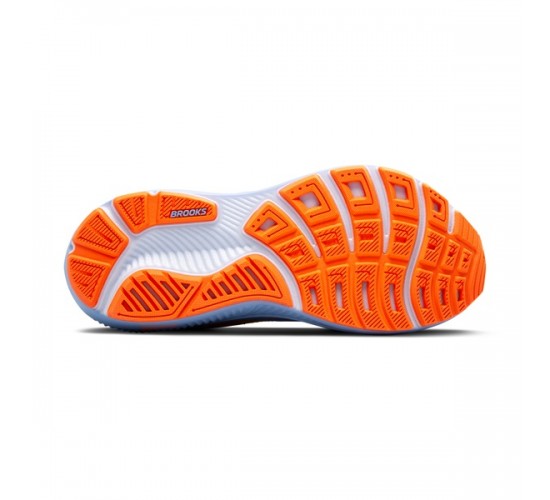 BROOKS GHOST 17 donna-
Blue Heron/White/Orange