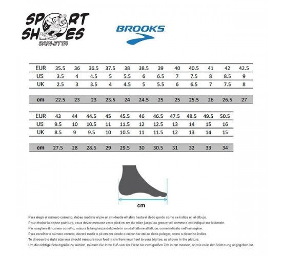 BROOKS GLYCERIN GTS 22-
Black/Cobalt/Neo Yellow