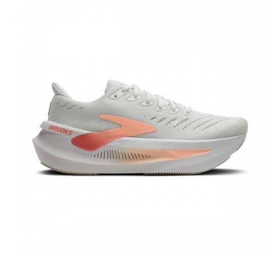 BROOKS GLYCERIN MAX 2 donna-
 White/Coral/Peach
