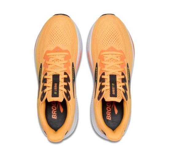 BROOKS Ghost 17 - Blazing Orange/Yellow/Ebony