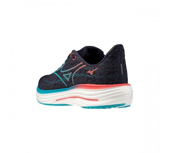 MIZUNO WAVE RIDER 29-
Odyssey Gray/Capri Breeze/Calypso Coral